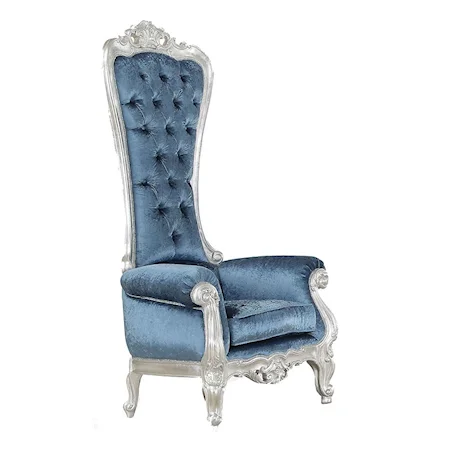 Neo Classical Upholstered Accent Chair